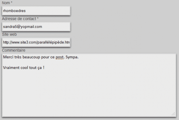 soumission comentaire oscaar